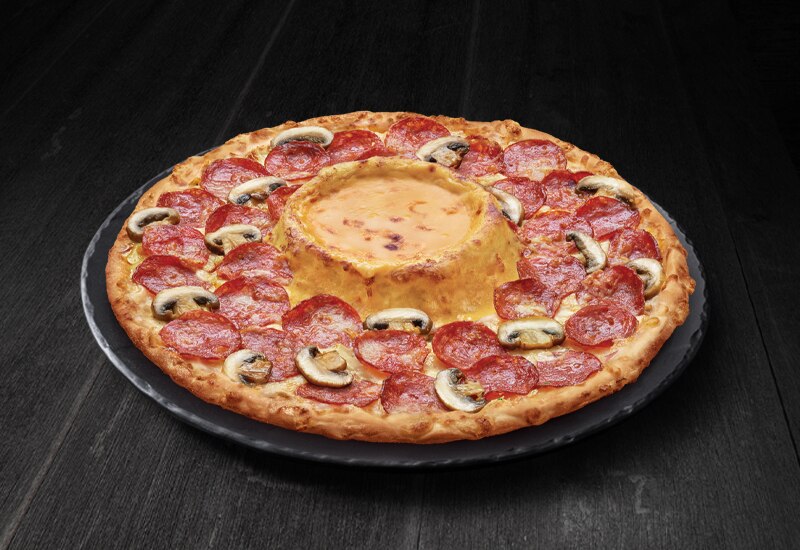 Cheese Volcano Smoky Pepperoni & Mushroom