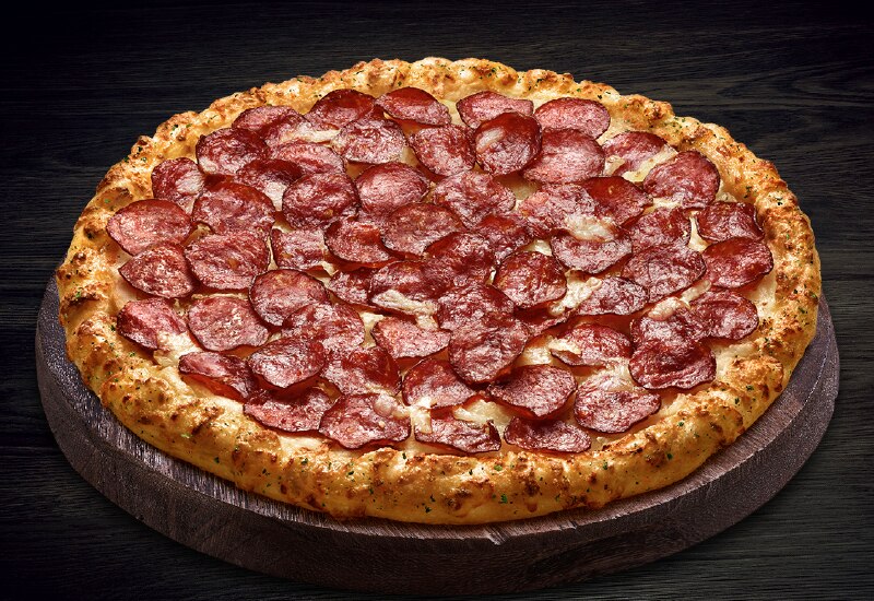 Beef Pepperonironi Domino's Pizza