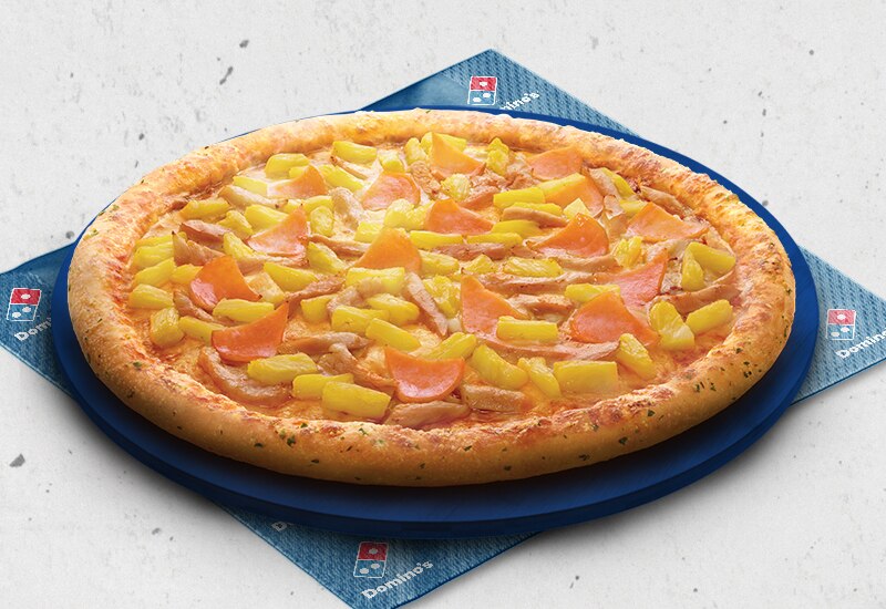 Hawaiian Paradise (7" Personal) Domino's Pizza