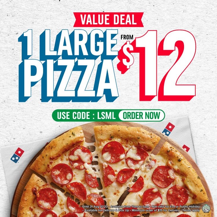 Pizza Delivery Promotions & Cheapest Pizza Deals Domino's Singapore