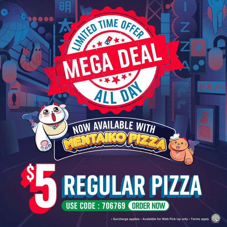 Online Order Best Pizza Delivery Near Me at Domino's Singapore