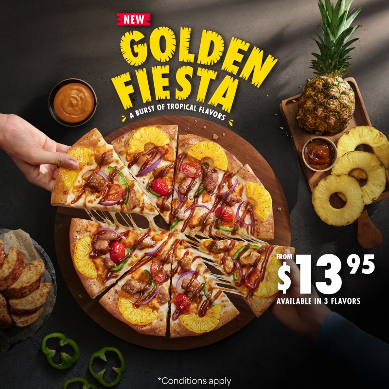 Golden Fiesta Pizza