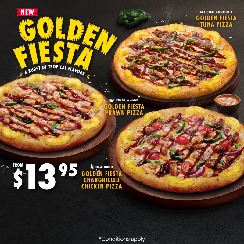 Golden Fiesta Pizza